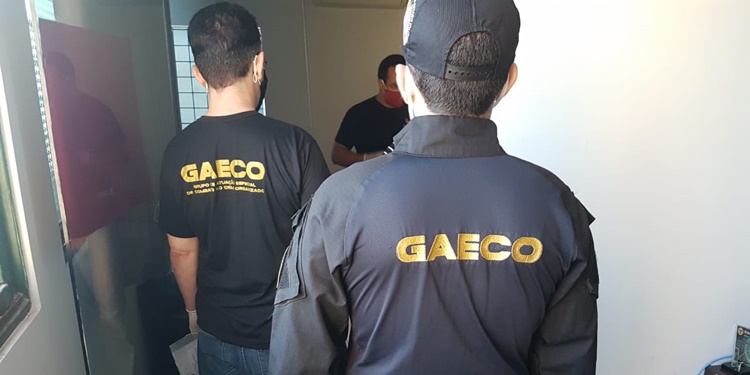 GAECO deu cumprimento a mandado de busca com apoio da Polícia Militar